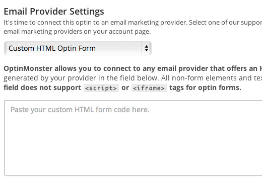 Custom HTML Form Input Field - OptinMonster Custom HTML Form Input Field