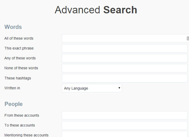 Advanced searching. Расширенный поиск Твиттер. Twitter Advanced search.