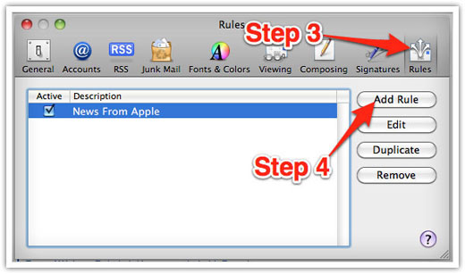 Apple Mac Mail Step 2