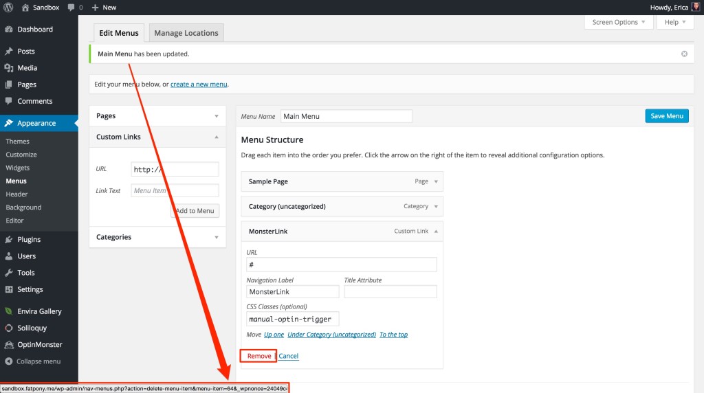 You can preview the Menu Item ID by hovering over the Remove link in the Menu edit screen.