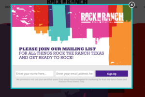Rock the Ranch TX Popup