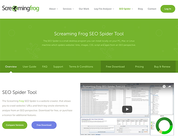 downloading Screaming Frog SEO Spider 19.1