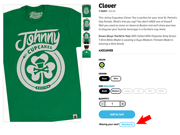 Johnny Cupcakes Add to Wishlist