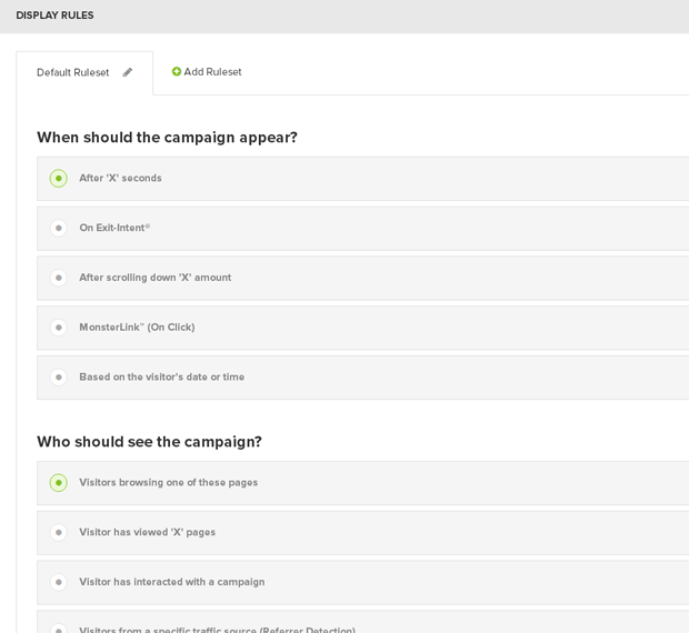 OptinMonster Display Rules - OptinMonster OptinMonster Display Rules