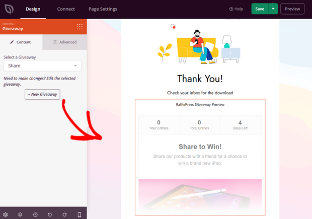 rsz_add-giveaway-to-thank-you-page - OptinMonster add a giveaway to your landing page with seedprod