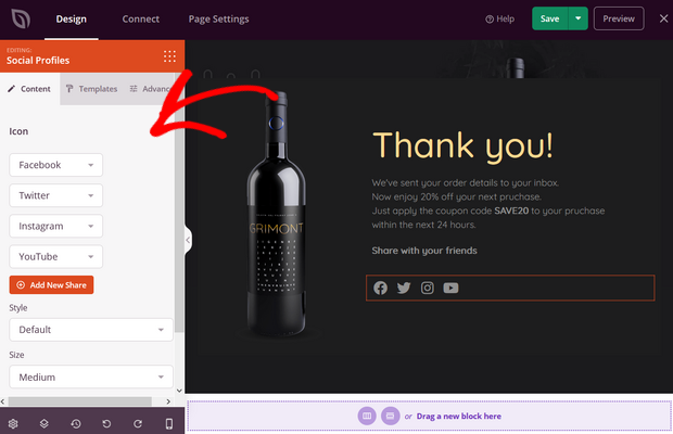 rsz_seedprod-social-profiles - OptinMonster use seedprod to add social profiles to your page