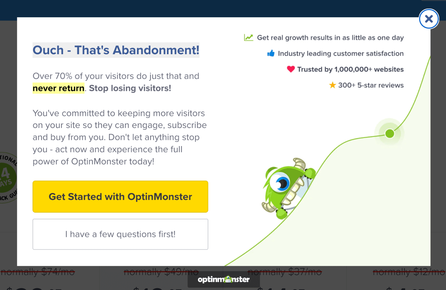 yes no popup