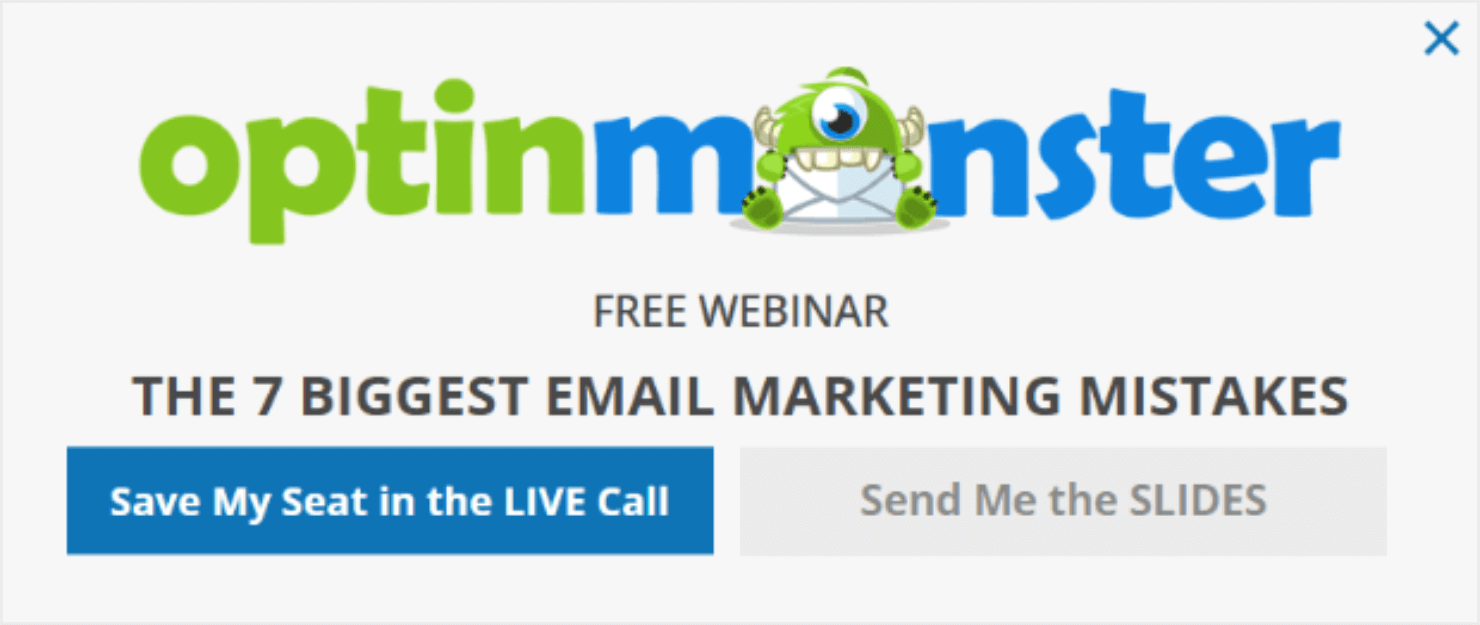 2 step popup examples