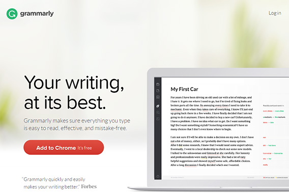 you can use Grammarly to check your grammar