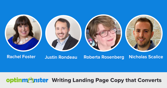 writing landing page copy experts