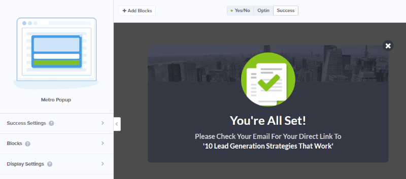 optinmonster success theme
