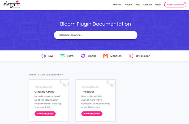 bloom documentation