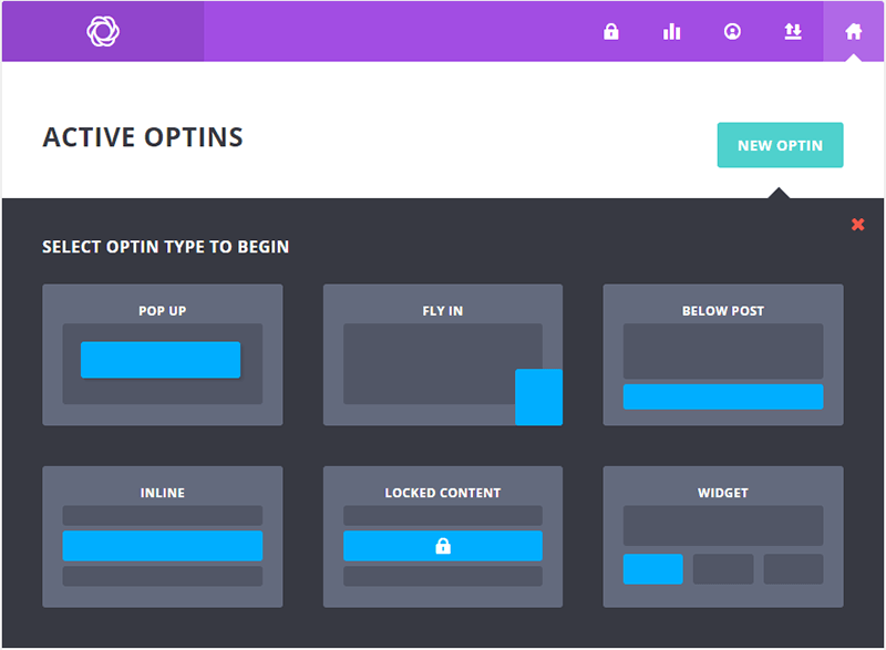 bloom optin types