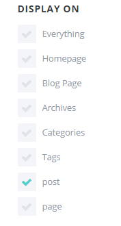 bloom page targeting options