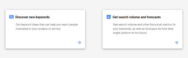 google ads find new keywords
