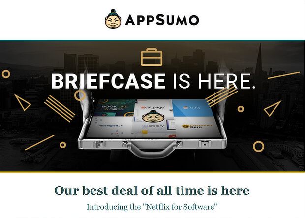appsumo追加销售的例子