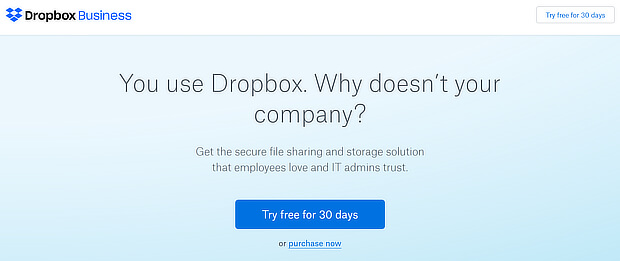 dropbox upsell 2