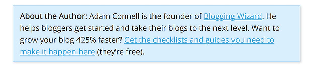 adam connell lead magnet in bio - guest blog post examples