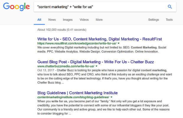 write for us google search helps with guest blogging strategy