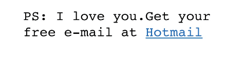 Hotmail creative growth hacks