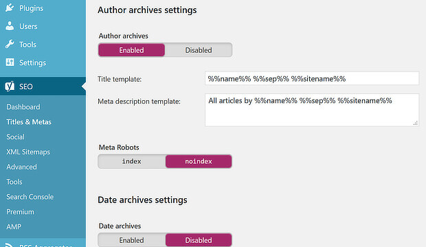 seo audit - fix duplicate content with yoast