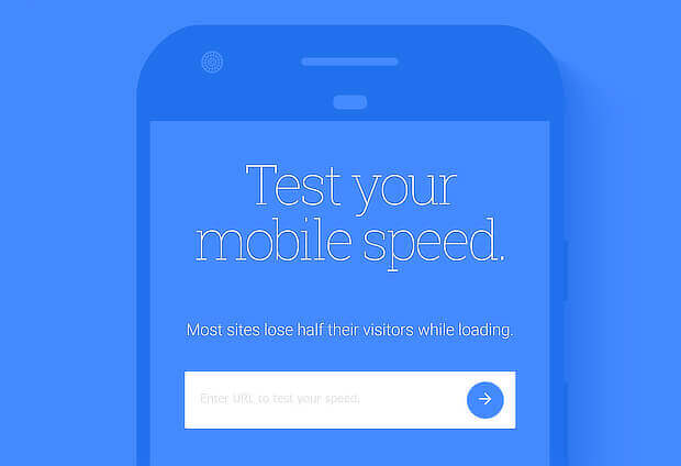 test mobile speed with google