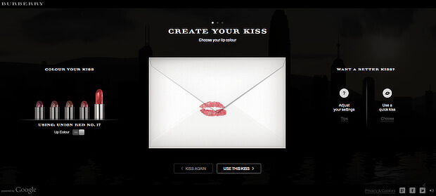 burberry kisses是着名的内容营销实例之一