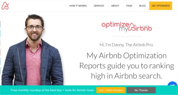 see optimizemyairbnb's above the fold content