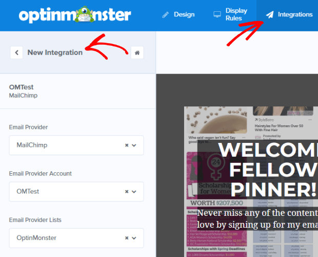 add_new_integration - OptinMonster add new integration