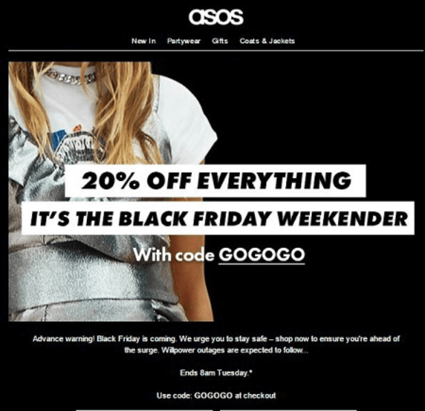 ASOS's Cyber Monday Sale Has Started