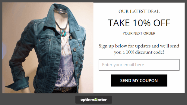 Sometimes existing customers will sign up for your email list to take advantage of a special offer