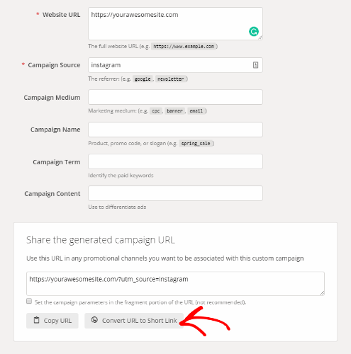 use the campaign url builder to create google analytics trackable short links - how to change your amount of instagram followers offli!   ne only