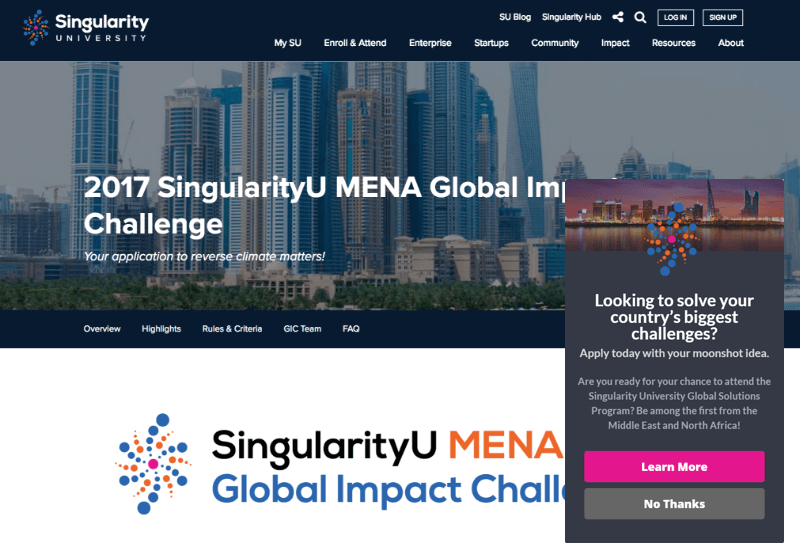 How Singularity University Generated 967 New Leads From One Optin