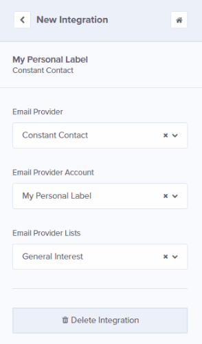 constant contact integration