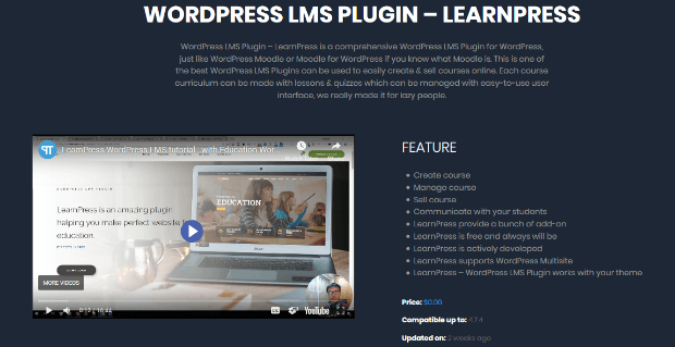 learnpress lms plugin