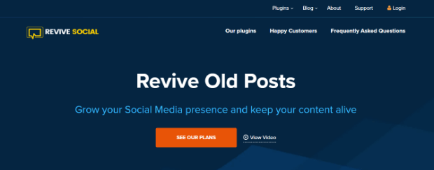 revive old posts by revive social