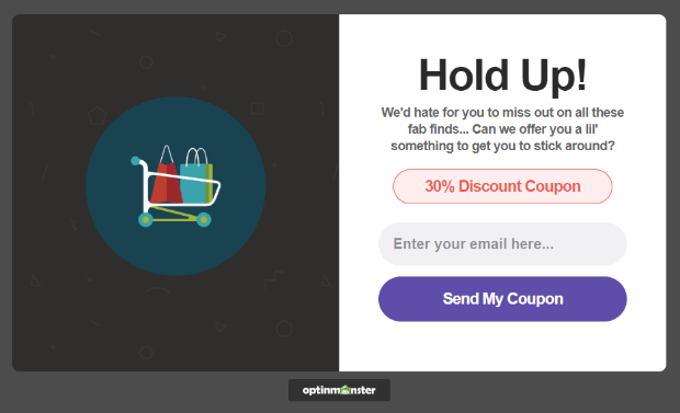 Esempio di tutorial pop-up e-mail shopify