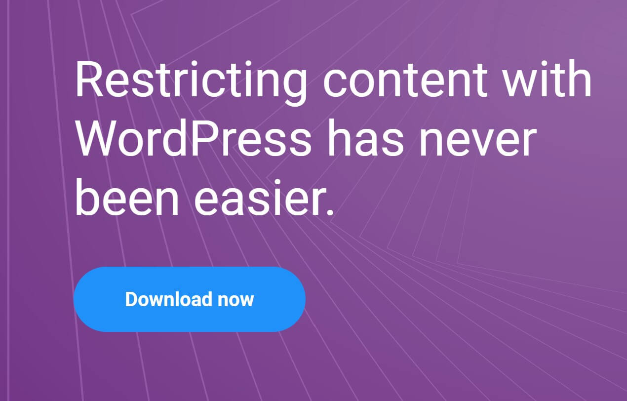 restrict content pro WP login plugin homepage