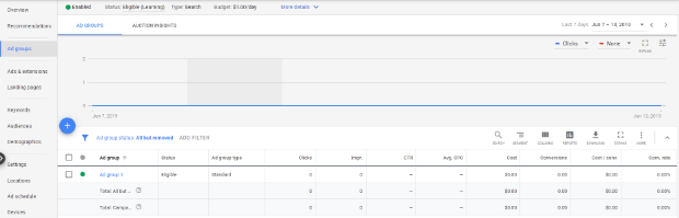 google-ads-ad-group-page - OptinMonster google ads ad group page