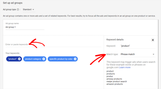 google-ads-set-up-ad-groups - OptinMonster set up ad groups in google ads
