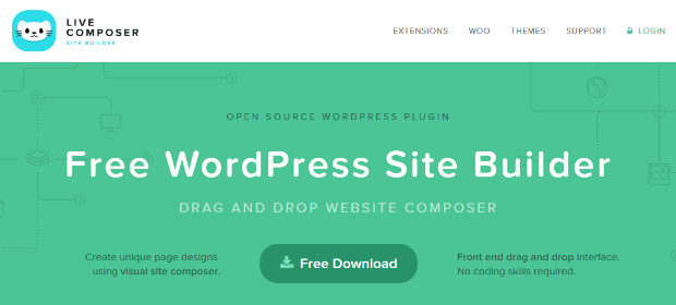 live composer site builder for wordpress