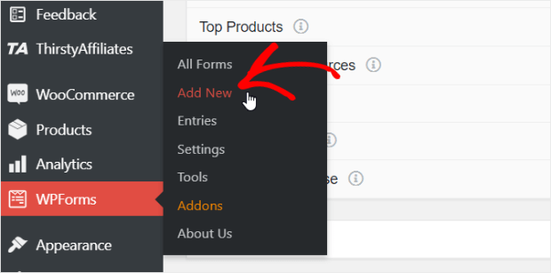 wpforms-add-new - OptinMonster add a new form