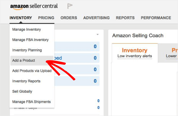 create amazon seller product listing