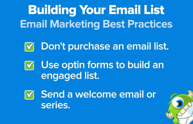 email marketing best practices: building your email list