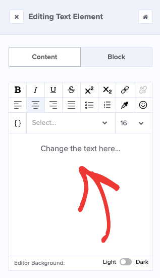 Change Text for YES page min