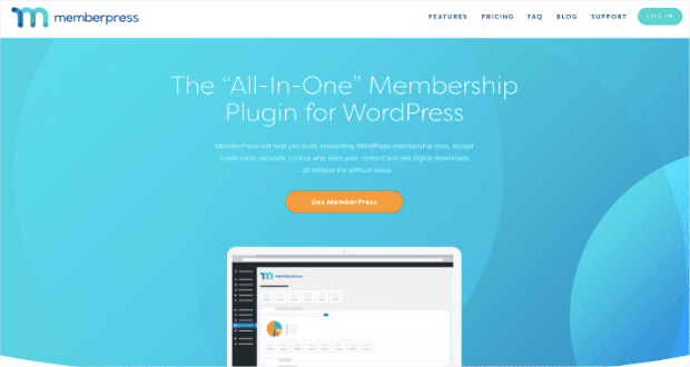 Memberpress Homepage - Tool for making your site a membership site