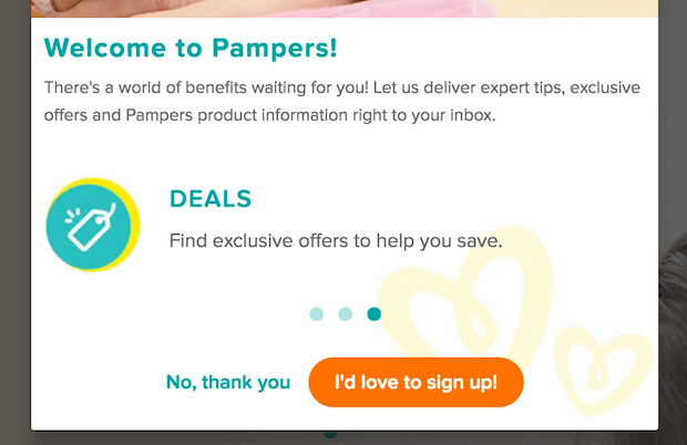 Pampers-popup