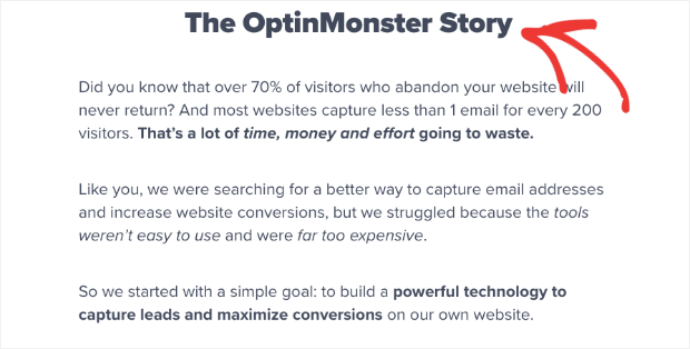 The OptinMonster story- Storytelling