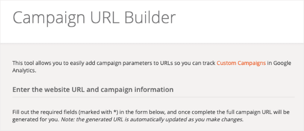 URL Campaign Builder for UTM Parameters min