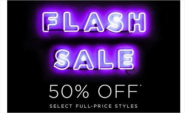 What is a flash sale_ Flash Sale neon lights